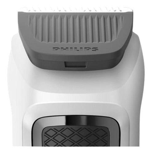 Barbeador e cortador de cabelo Philips Series 3000 MG3721  branco 100V/240V